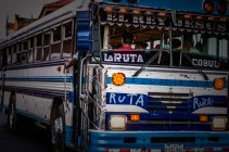 Vecchi autobus passeggeri — Foto stock