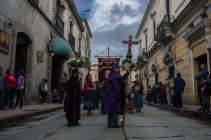Processione religiosa a Quetzaltenango — Foto stock