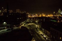 Blick auf die Skyline des Bezirks Brooklyn — Stockfoto