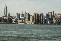 Vista del distrito de Manhattan - foto de stock