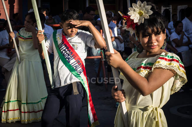 Парад в Гранаді, Нікарагуа — стокове фото