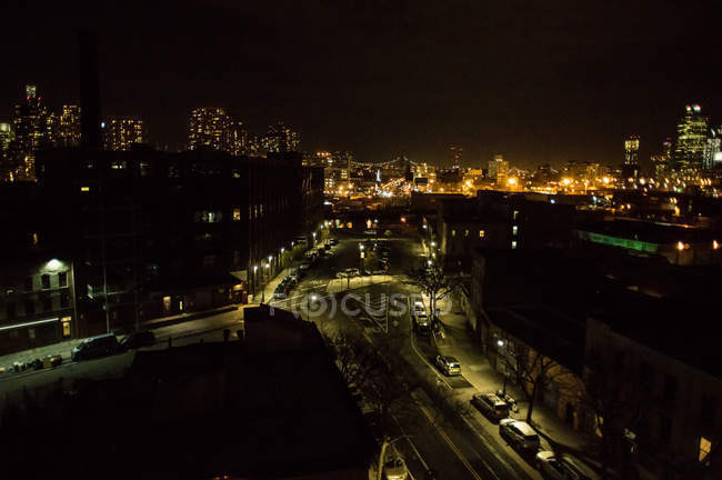 Вид на горизонт районі Бруклін — стокове фото