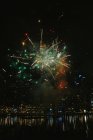 Feuerwerk im Liebling Hafen — Stockfoto