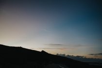 Sonnenuntergang über Meer und Wolken — Stockfoto