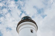 Small white lighthouse — Stock Photo