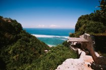Vista da paisagem no resort tropical — Fotografia de Stock