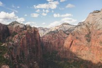 Zion mountains in National Park — Stock Photo