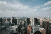 Aerial view of New York skyline — Stock Photo