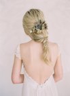 Young blonde bride — Stock Photo