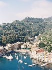 Vista aérea de Portofino - foto de stock