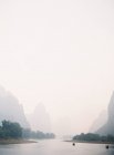 Звивистій річці Лі в Китаї — стокове фото