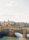 Florence with Ponte Vecchio bridge — Stock Photo