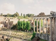 Trojan forum in Rome at daytime — Stock Photo