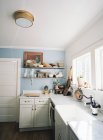 Interior of domestic kitchen — Stock Photo