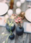 Fleurs de champ élégantes dans le vase — Photo de stock