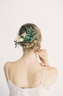 Flower hair decoration — Stock Photo