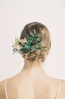Flower hair decoration — Stock Photo