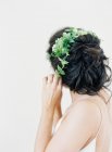 Woman with elegant hairstyle — Stock Photo