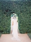 Woman in wedding dress — Stock Photo