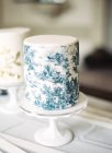 Patterned wedding cakes — Stock Photo