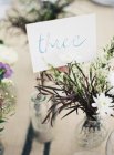 Весілля квітковим декором — стокове фото