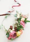 Fresh floral crown — Stock Photo