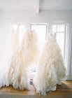 Fashion wedding dresses — Stock Photo