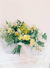 Bouquet with yellow roses — Stock Photo