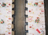 Set wedding tables — Stock Photo