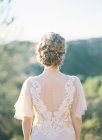 Sposa in abito da sposa — Foto stock