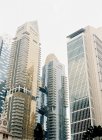 Сучасні хмарочоси в Сінгапурі — стокове фото