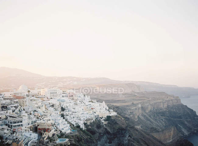 Vue aérienne de Santorin, Grèce — Photo de stock