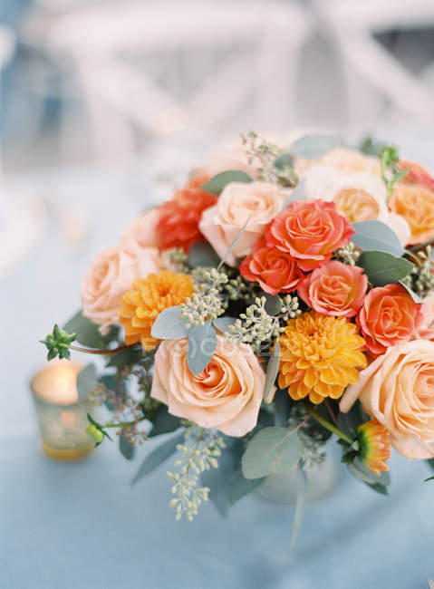 Arranjo floral do casamento — Fotografia de Stock
