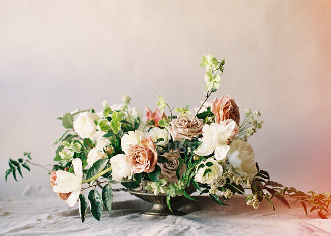 Flores e plantas decorativas — Fotografia de Stock