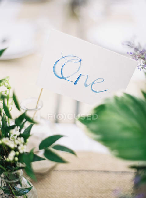 Wedding floral decor — Stock Photo