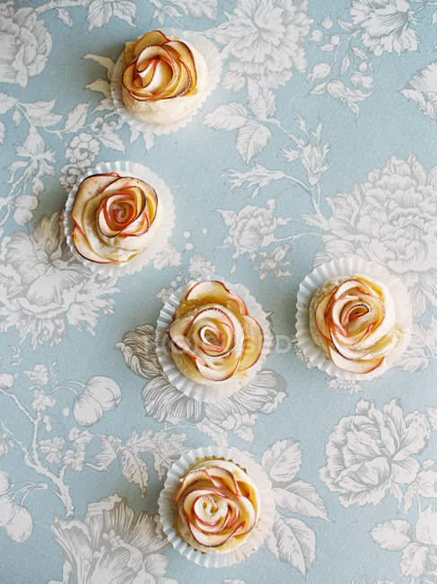 Deliciosos cupcakes de maçã — Fotografia de Stock
