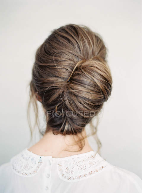 Mariage coiffure élégante — Photo de stock