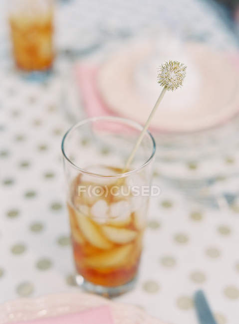 Homemade fruit lemonade — Stock Photo