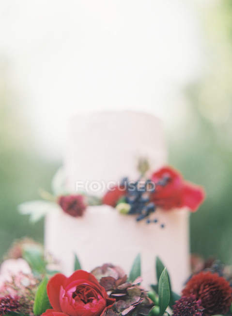 Schöne Hochzeitstorte — Stockfoto