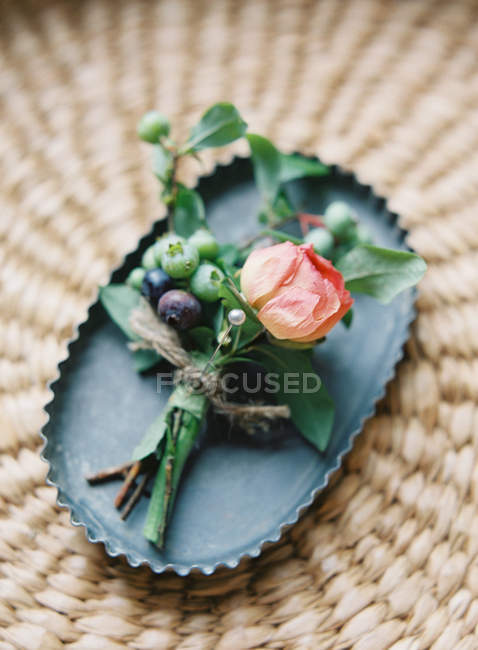 Petit bouquet de mariage — Photo de stock