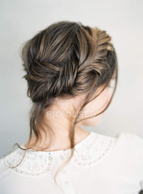 Mariage coiffure élégante — Photo de stock