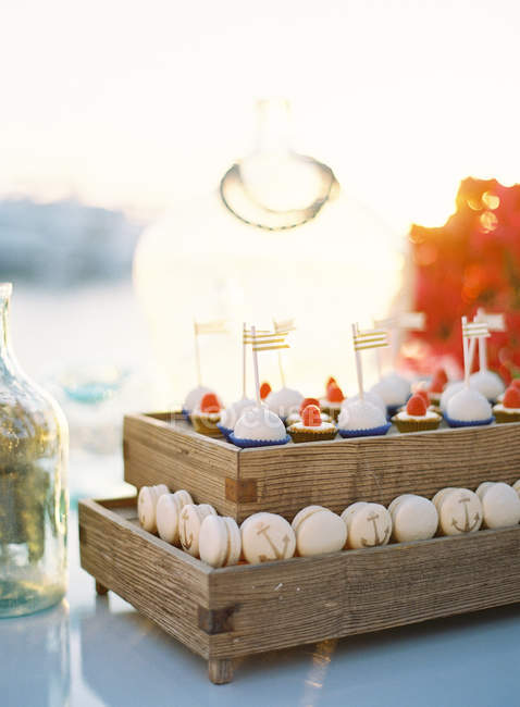 Свадебный декор за столом — стоковое фото