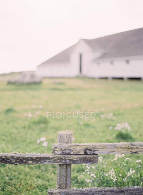 Old wooden fence — Stock Photo