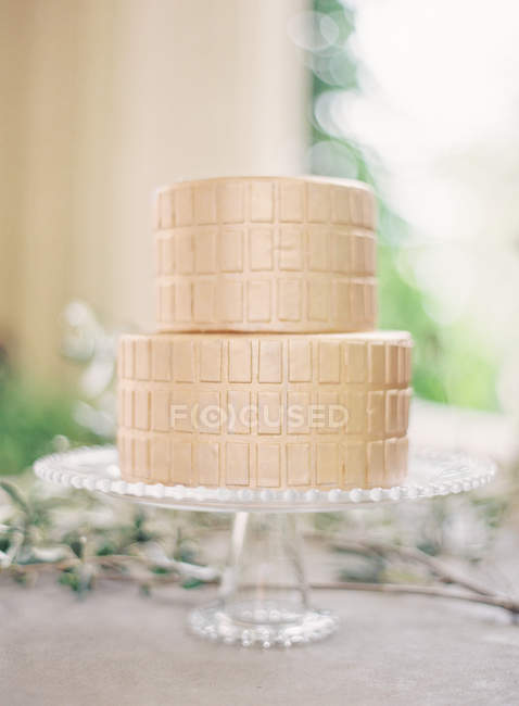 Base pour gâteau de mariage — Photo de stock