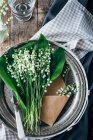 Lily-of-the-valley flowers — Stock Photo