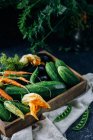 Fresh organic vegetables — Stock Photo