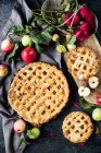 Солодкі домашні яблучні пироги — стокове фото