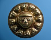 Tumaco золото розетка Музейний експонат — стокове фото