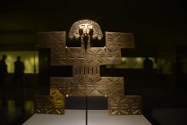 Tolima Goldfigur Museum Exponat — Stockfoto