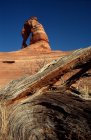 Observing view of Delicate Arch — Stock Photo